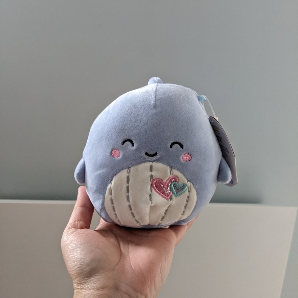 5" Samir Valentine's Day Whale Squishmallow